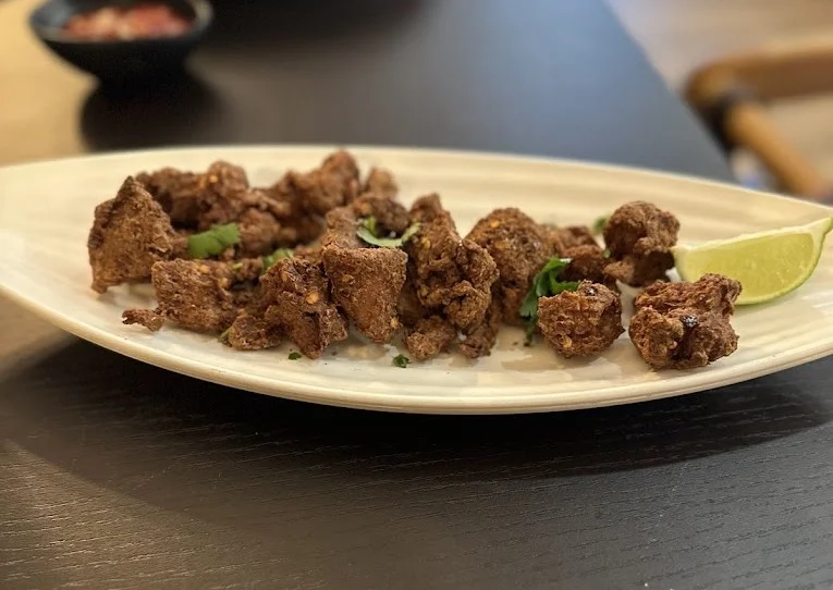 Tandoori momos dumplings at My Village Indian restaurant Winnipeg