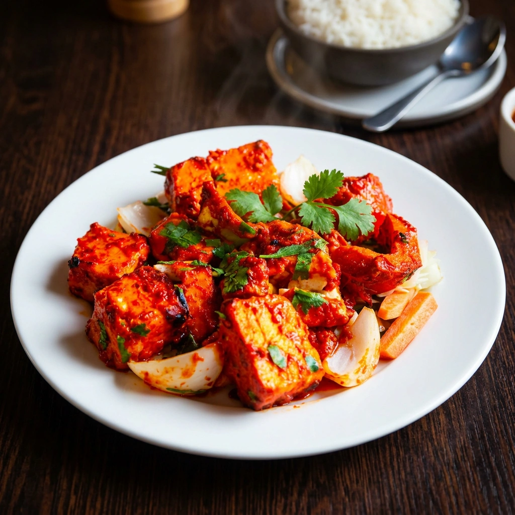 Paneer Tikka grilled in tandoor at My Village Indian restaurant Winnipeg
